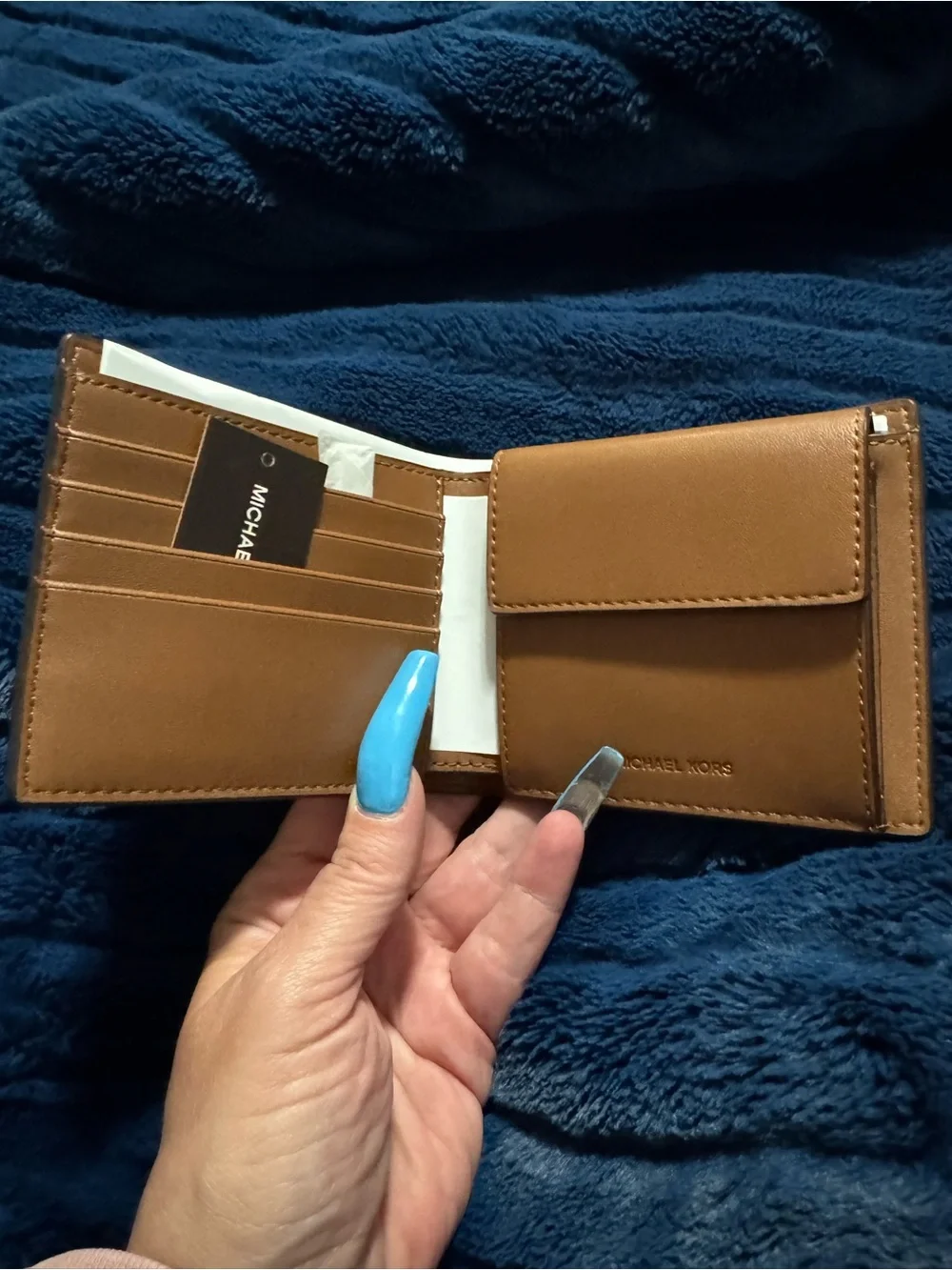 Michael Kors Men's Pebbled Leather Bifold Wallet - Tan